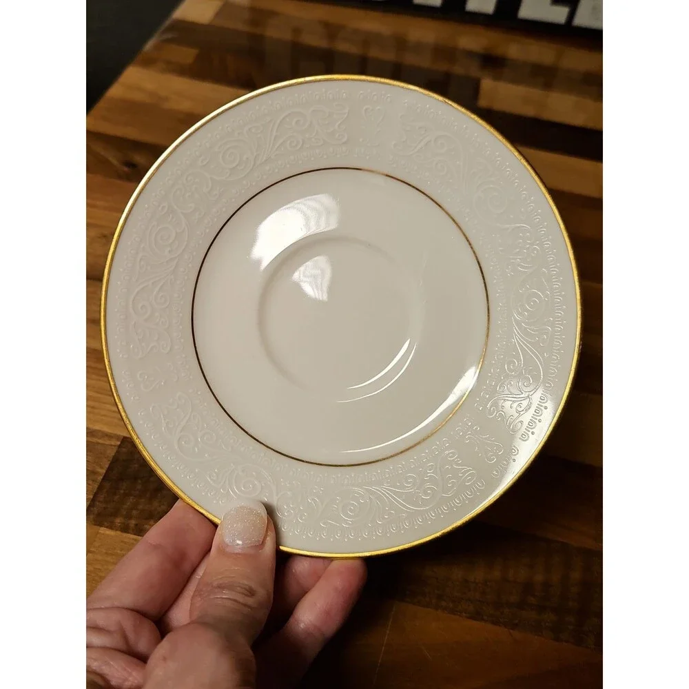 Set of 6 Vintage Noritake Ivory China Tulane 7562 6